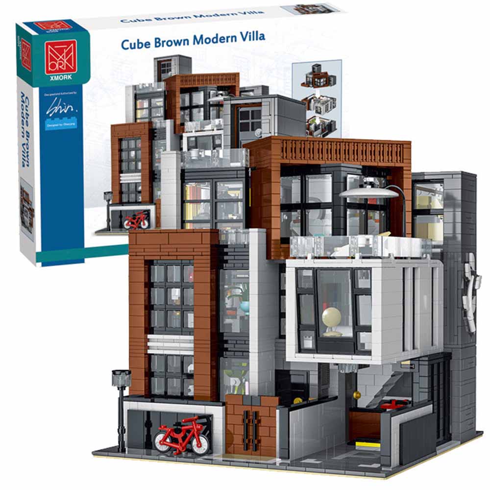 3591PCS Modern Villa MOC Building Blocks Model CompatibleStreet View Modular City Architecture Bricks Toy for Boys G